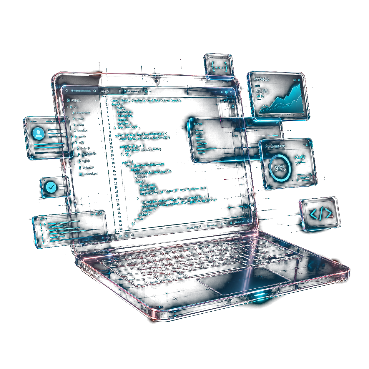 High-converting 3D digital web